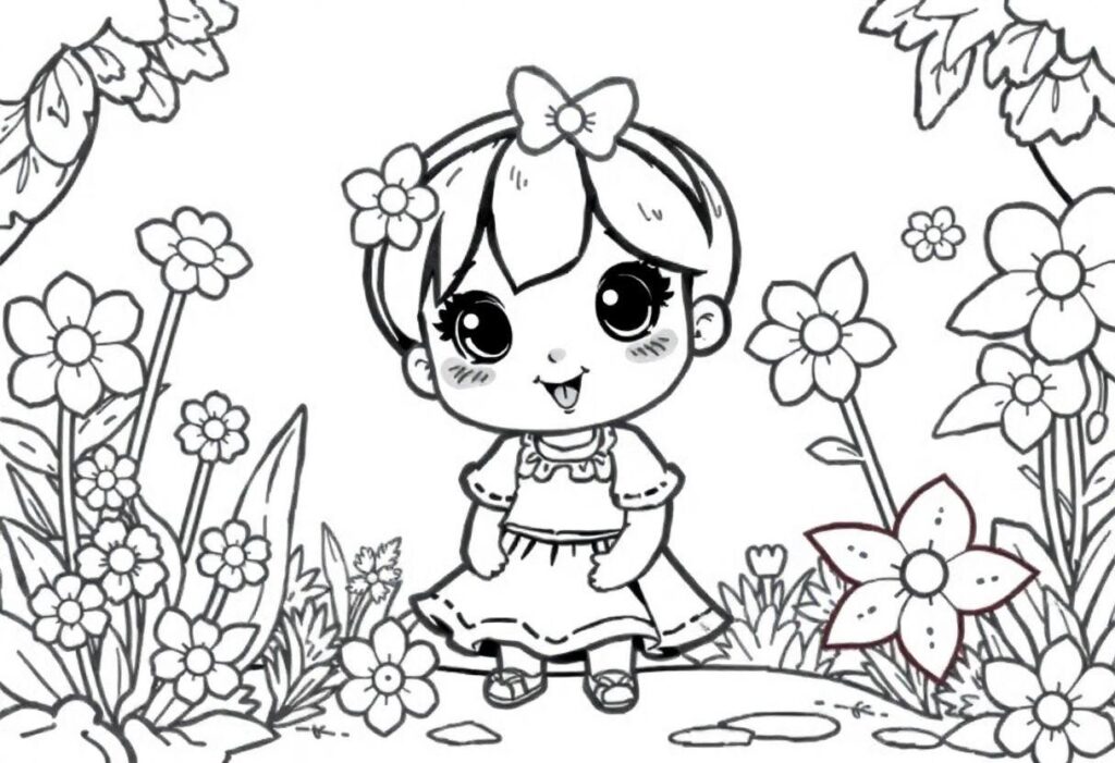 Desenho Para Imprimir Joaninha: Insetos Da Sorte E Jardins