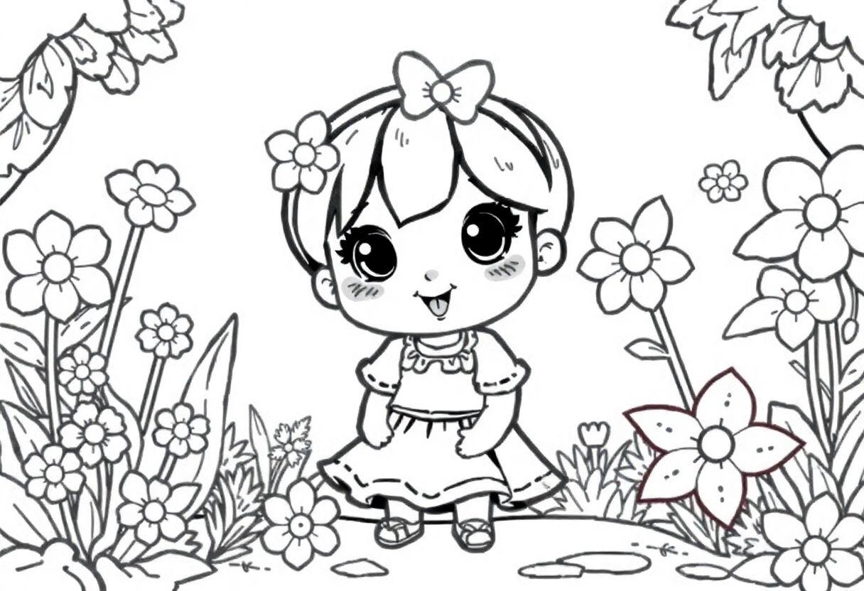 Desenho Para Imprimir Joaninha: Insetos Da Sorte E Jardins