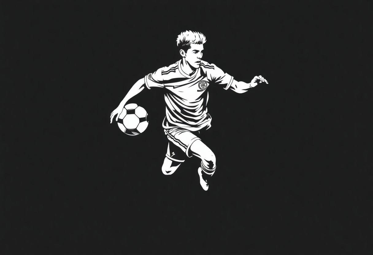 Desenho Para Imprimir Jogador De Futebol: Craques Do Esporte