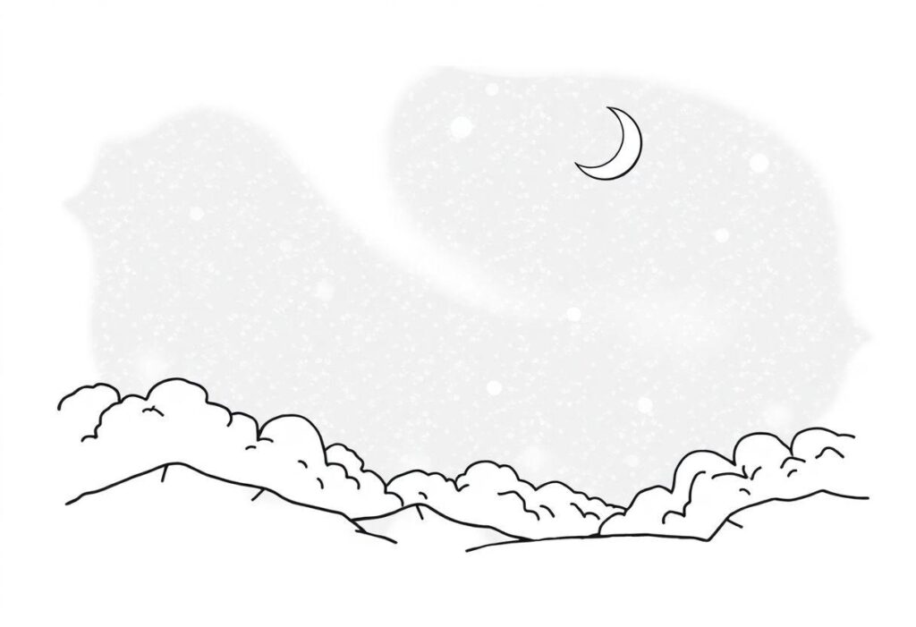 Estrela Desenho Para Imprimir: O Céu Noturno No Seu Papel