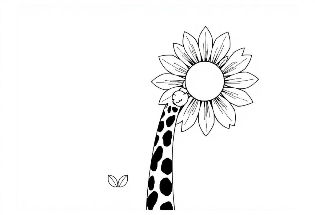 Girassol Desenho Para Imprimir: A Flor Que Segue O Sol