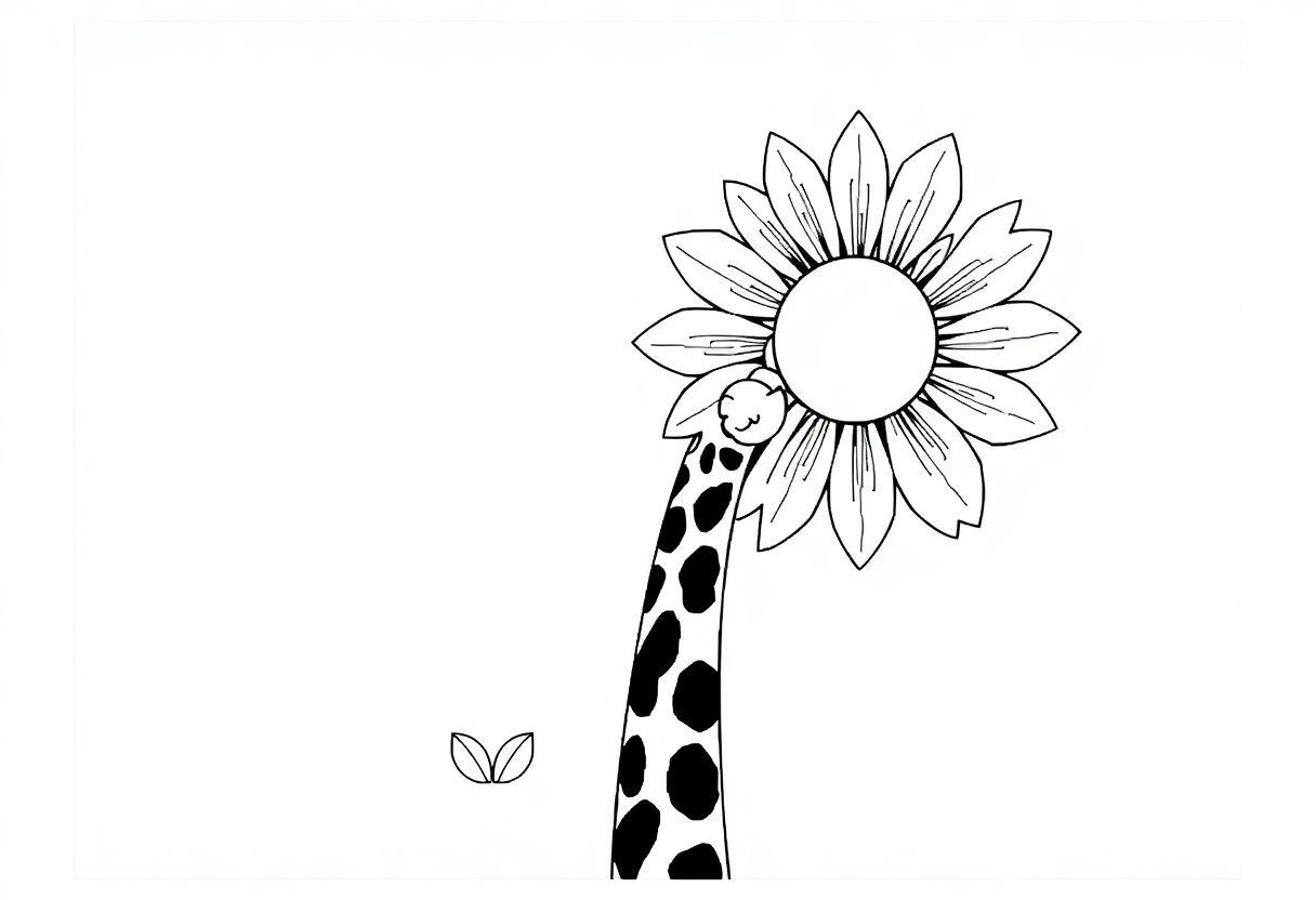 Girassol Desenho Para Imprimir: A Flor Que Segue O Sol