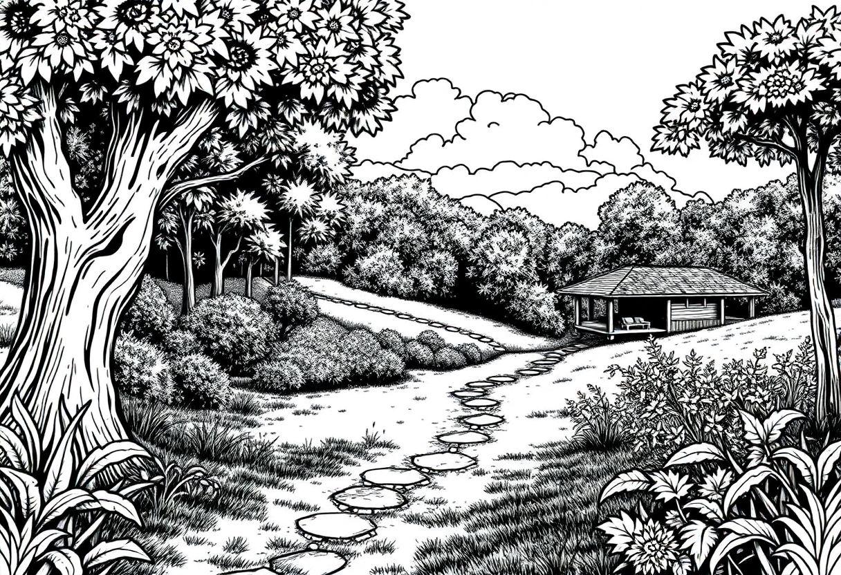 Grama Desenho Para Imprimir: Texturas De Jardim E Campo