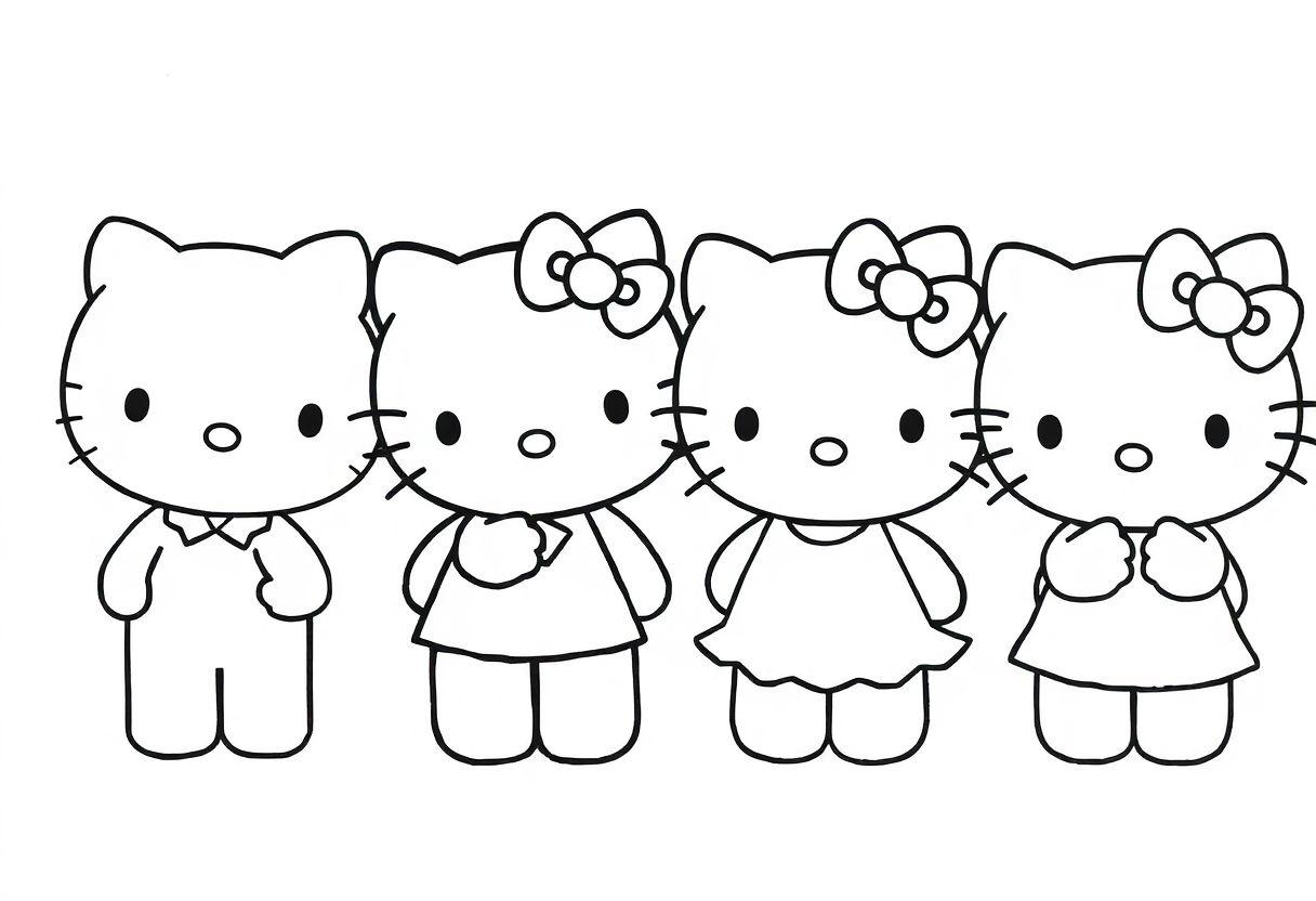 Hello Kitty Desenho Para Imprimir: Sanrio E Seus Amigos