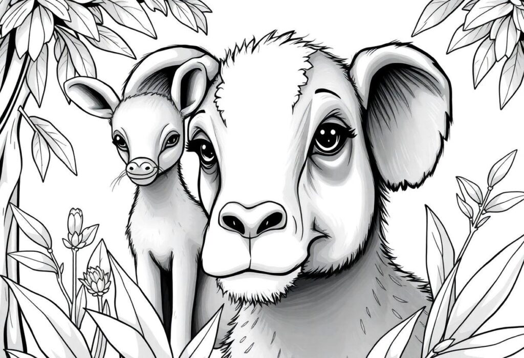 Hipopótamo Desenho Para Imprimir: Animais Pesados Da África