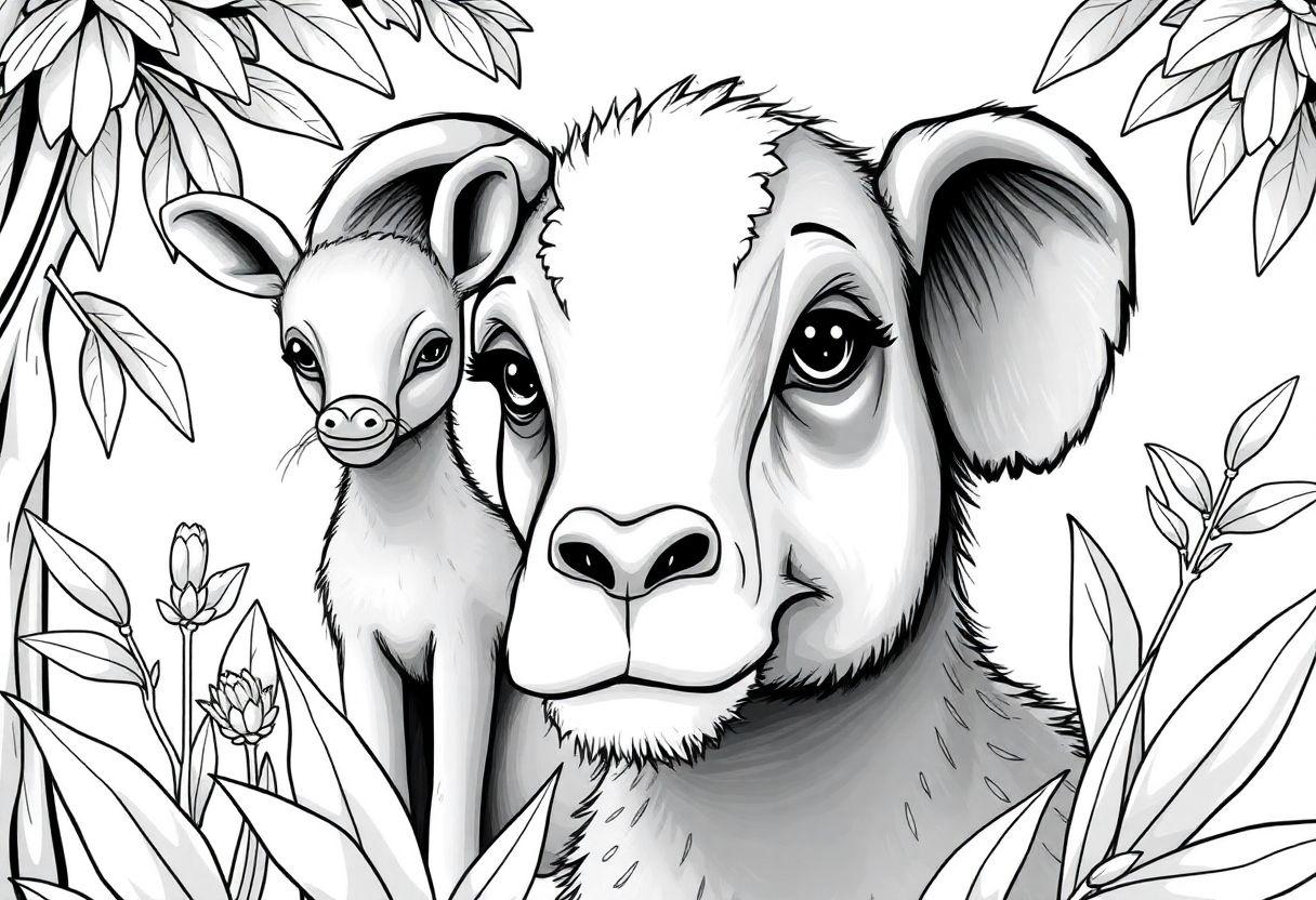 Hipopótamo Desenho Para Imprimir: Animais Pesados Da África