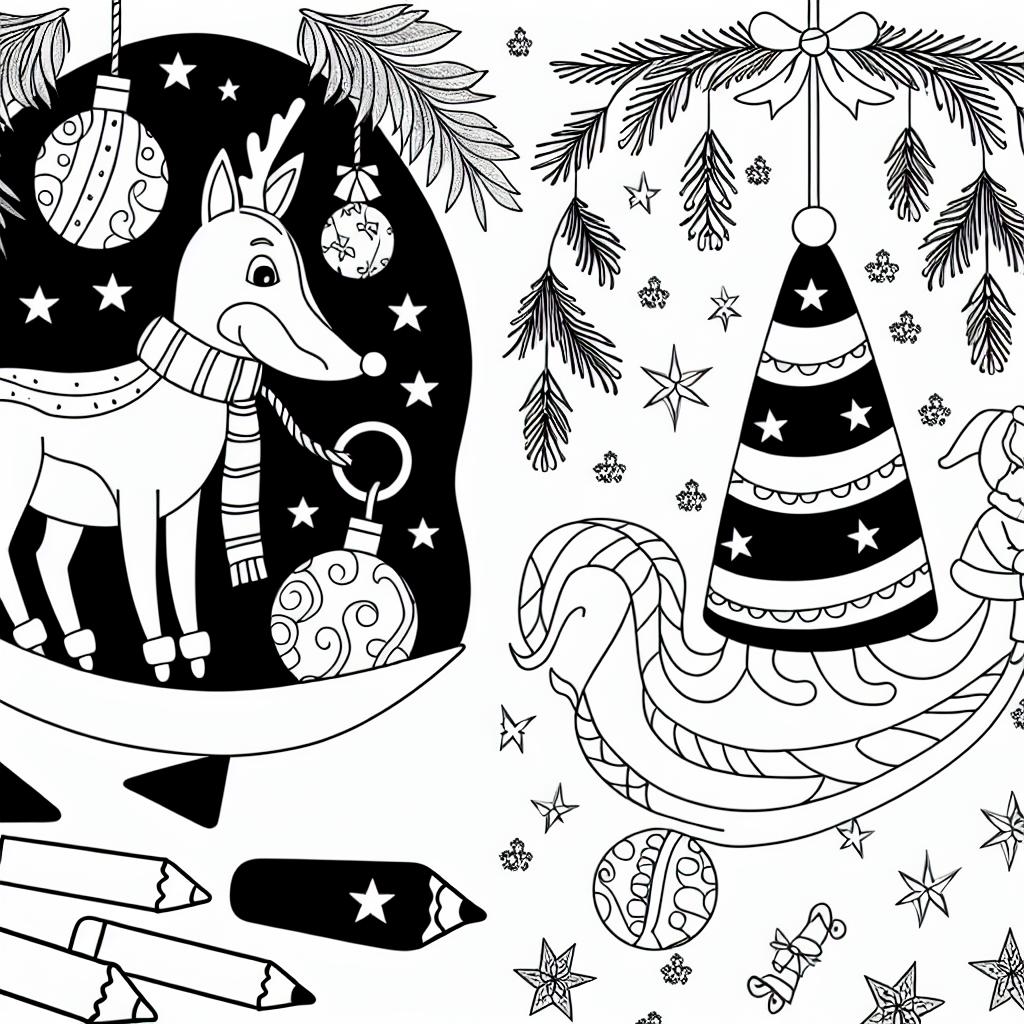 IMPRIMIR DESENHOS DE NATAL PARA DECORAÇÃO E PASSATEMPO