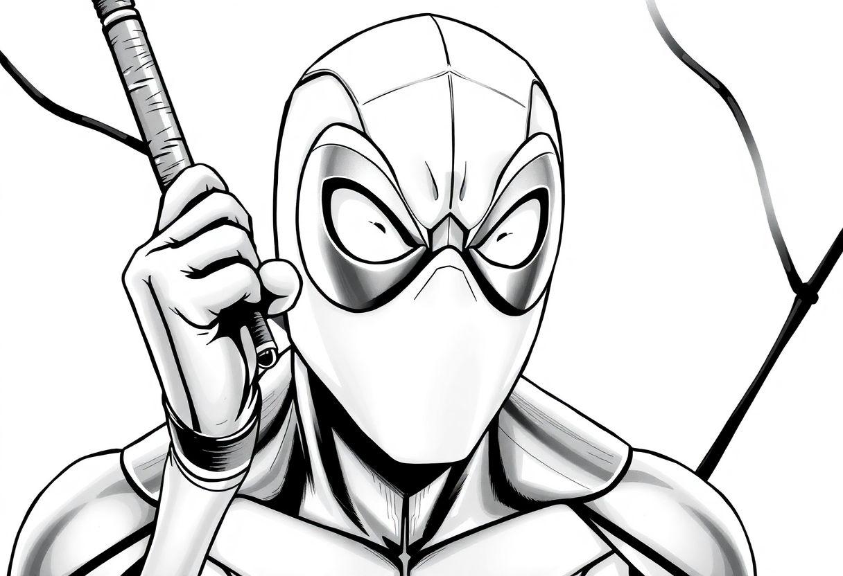 DESENHO DE PINTAR HOMEM ARANHA PARA IMPRESSÃO GRATUITA