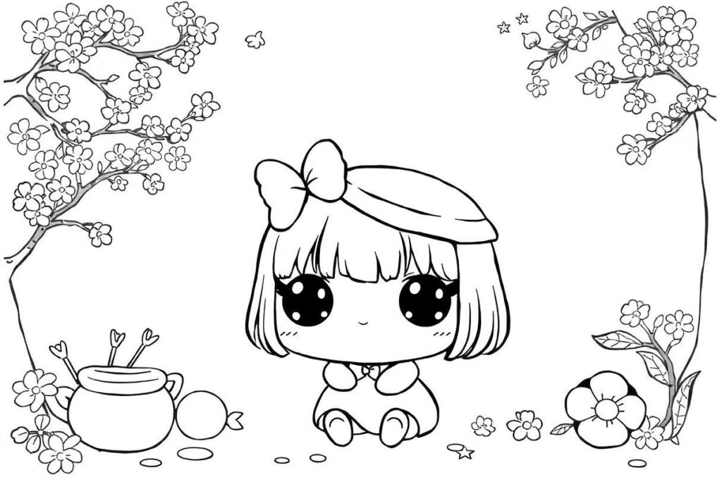 Desenho Para Imprimir Kawaii: A Cultura Fofa Do Japão