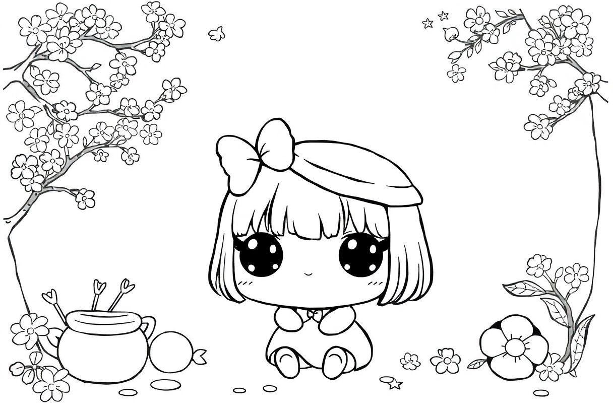 Desenho Para Imprimir Kawaii: A Cultura Fofa Do Japão