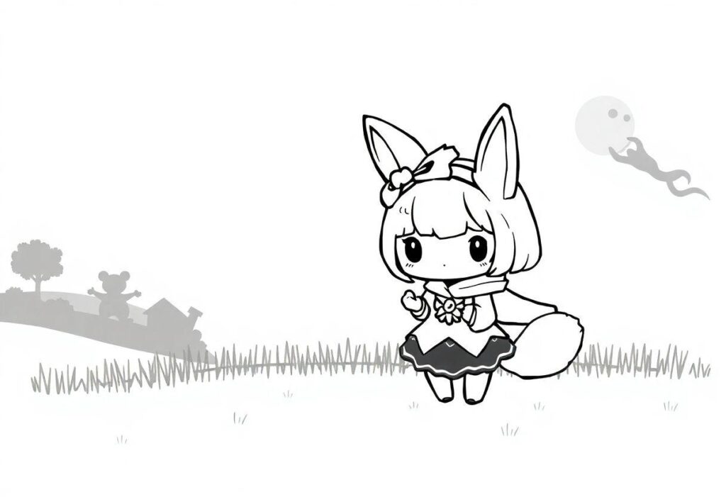 Desenho Para Imprimir Kuromi: A Coelhinha Rebelde Da Sanrio