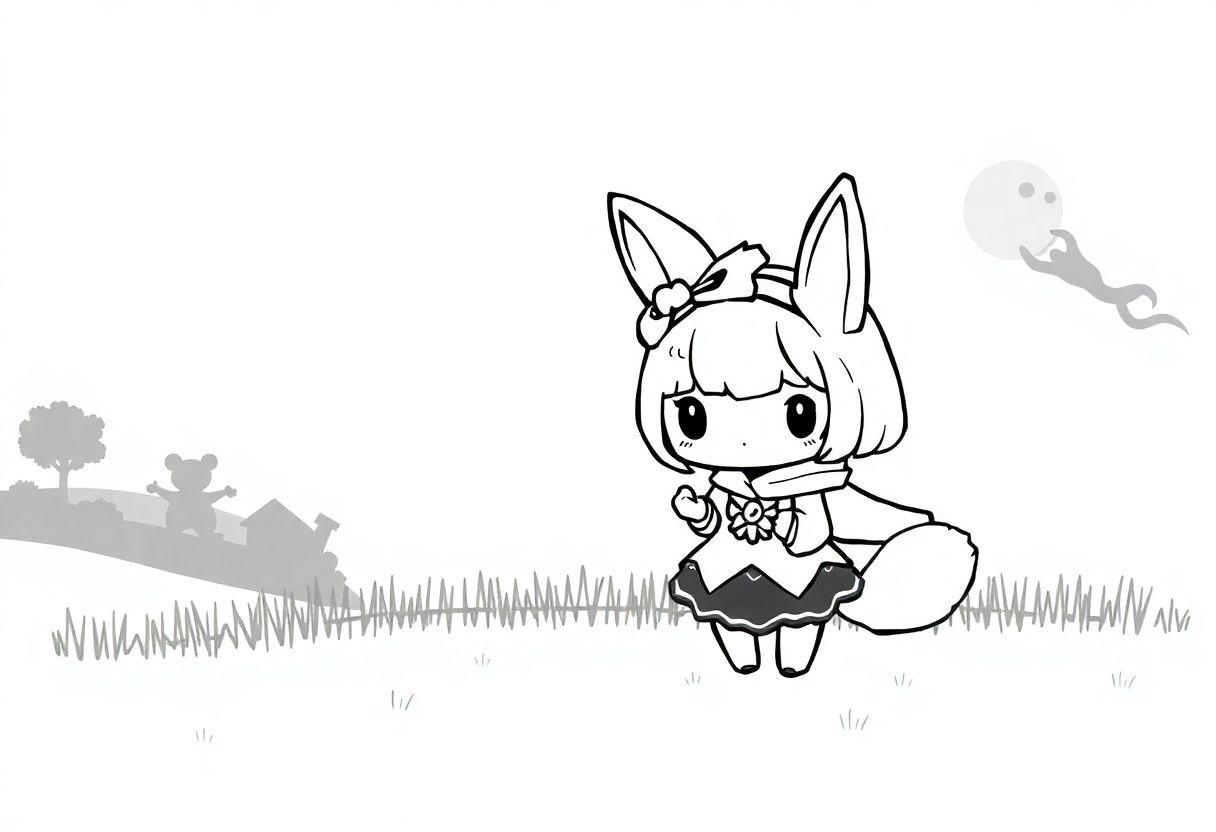 Desenho Para Imprimir Kuromi: A Coelhinha Rebelde Da Sanrio