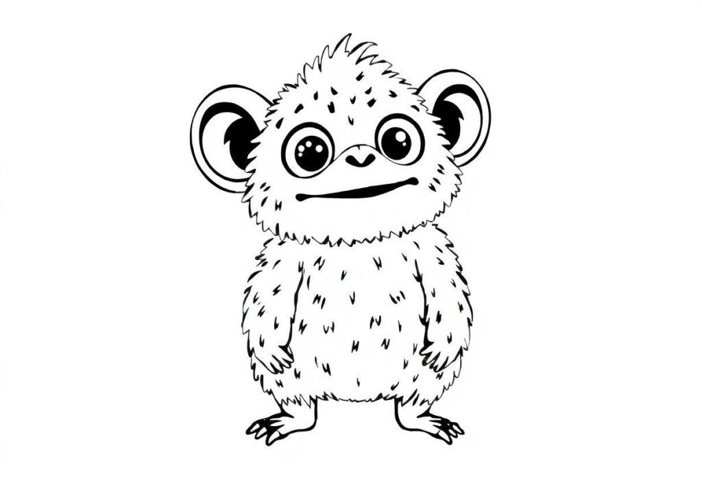 Desenho Para Imprimir Labubu: O Monstrinho Da Moda