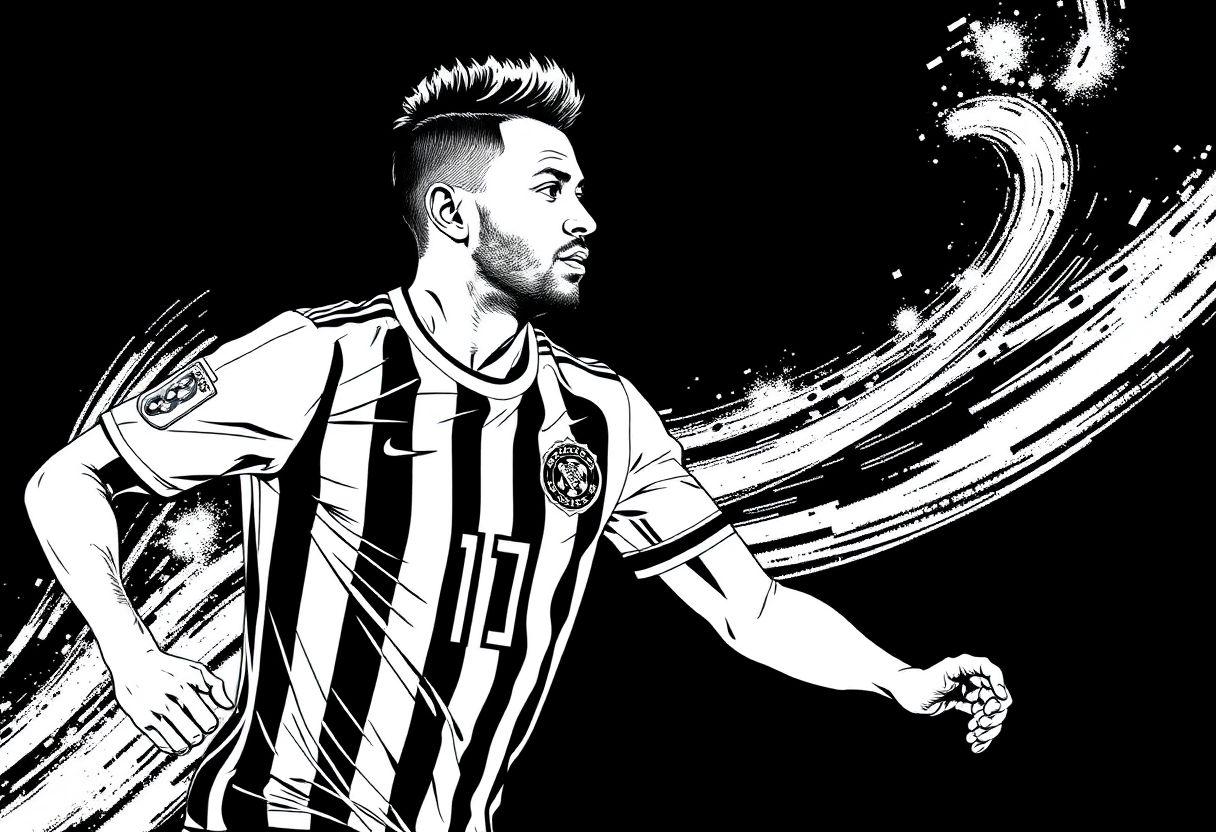 Desenho Para Imprimir Neymar: O Craque Da Seleção Brasileira