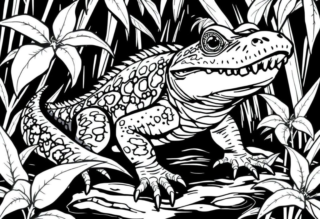 Jacare Desenho Para Imprimir: A Cuca Do Sítio E Outros