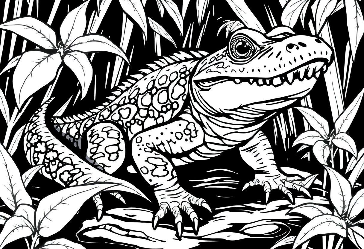 Jacare Desenho Para Imprimir: A Cuca Do Sítio E Outros