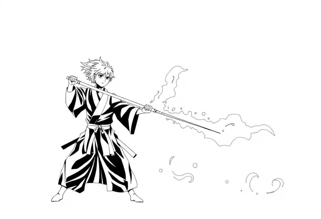 Jujutsu Kaisen Desenho Para Imprimir: Feiticeiros E Maldições