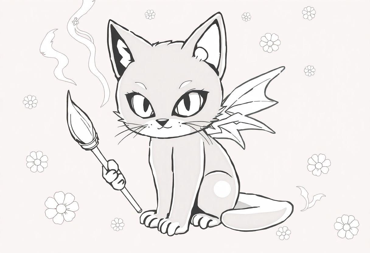 Kuromi Desenho Para Imprimir: Estilo Gótico E Fofo