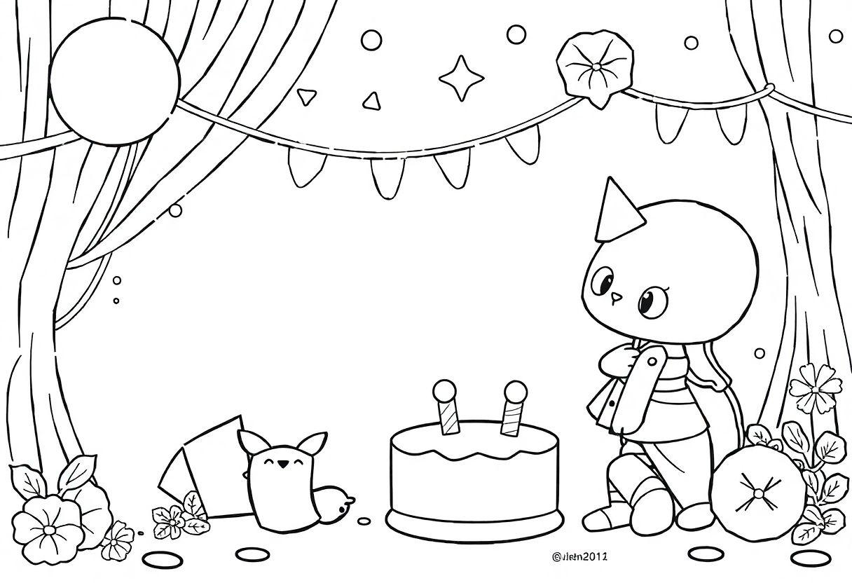 DESENHO DE ANIVERSÁRIO IDEIAS DE CARTÕES E DECORAÇÃO PARA FESTAS