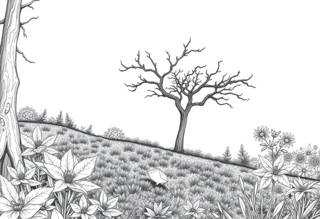 DESENHO DE ARVORE APRENDA A DESENHAR NATUREZA COM REALISMO