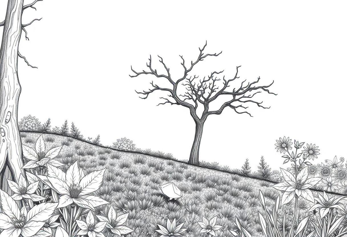 DESENHO DE ARVORE APRENDA A DESENHAR NATUREZA COM REALISMO