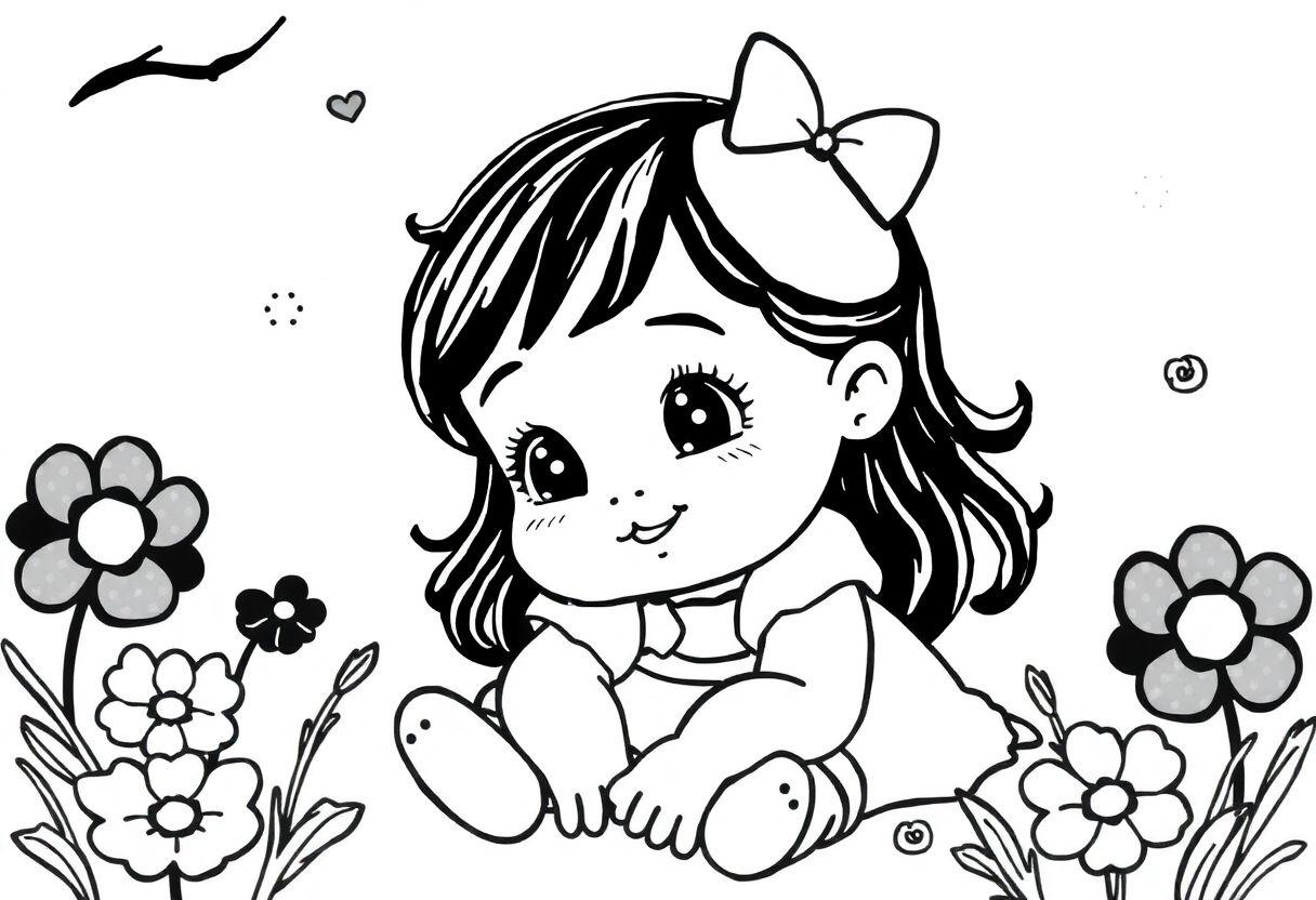 DESENHO DE BEBÊ TUTORIAL SIMPLES DE TRAÇOS DELICADOS E FOFOS