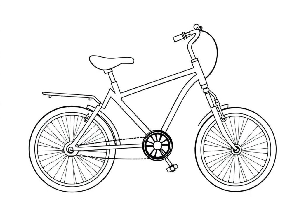 DESENHO DE BICICLETA TUTORIAL DE TRAÇOS E PROPORÇÕES DE BIKE