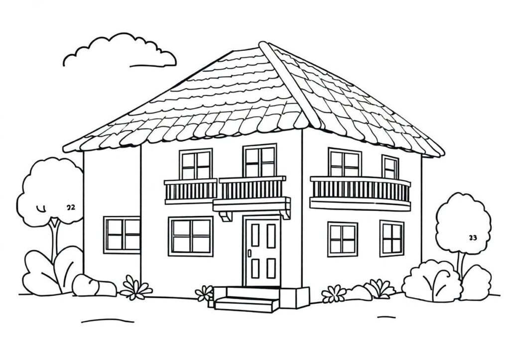 DESENHO DE CASA PROJETOS SIMPLES E ARQUITETURA PARA CRIANÇAS