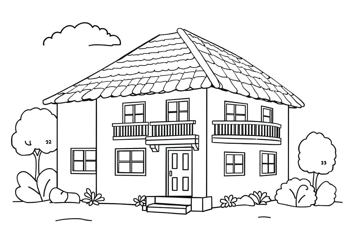 DESENHO DE CASA PROJETOS SIMPLES E ARQUITETURA PARA CRIANÇAS