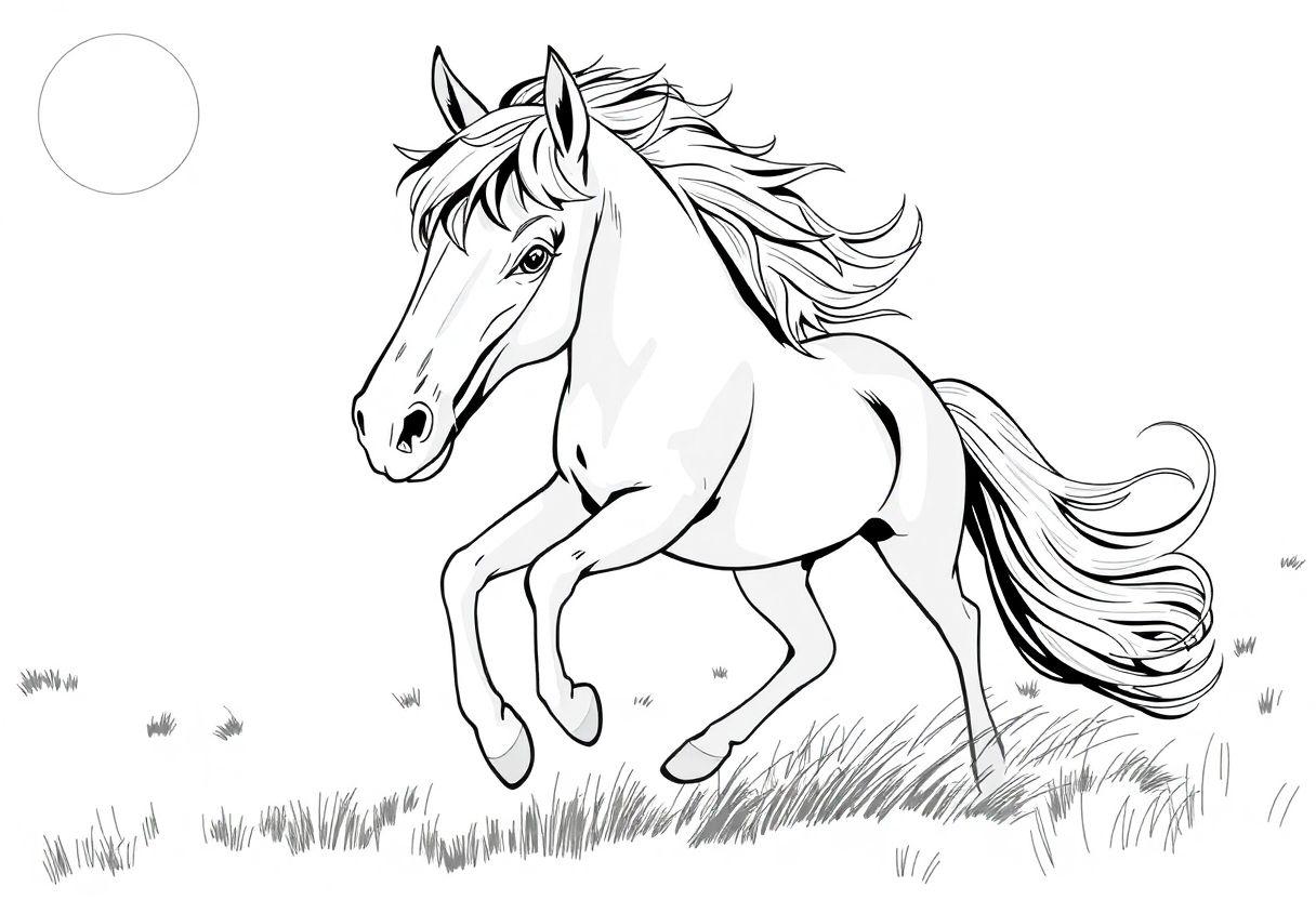 DESENHO DE CAVALO TÉCNICAS PARA DESENHAR ANIMAIS COM MOVIMENTO
