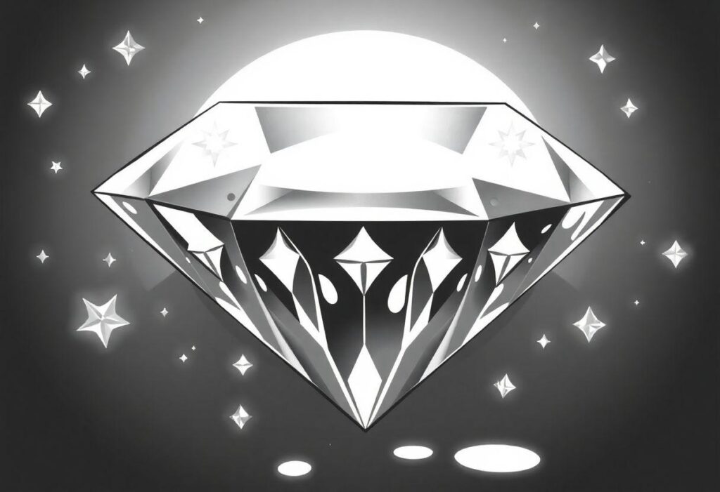 DESENHO DE DIAMANTE COMO DESENHAR JOIAS E BRILHOS COM PERFEIÇÃO