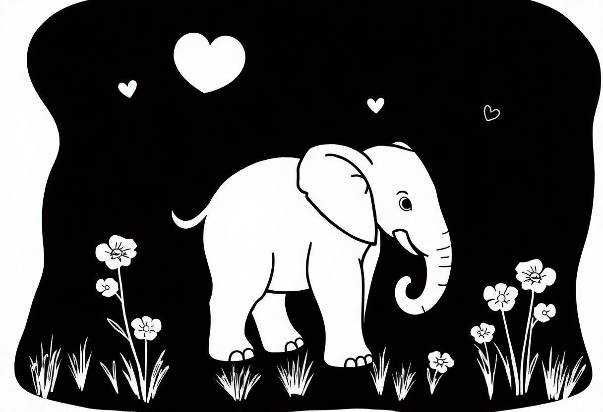 DESENHO DE ELEFANTE FACIL JEITO SIMPLES DE DESENHAR PARA INICIANTES