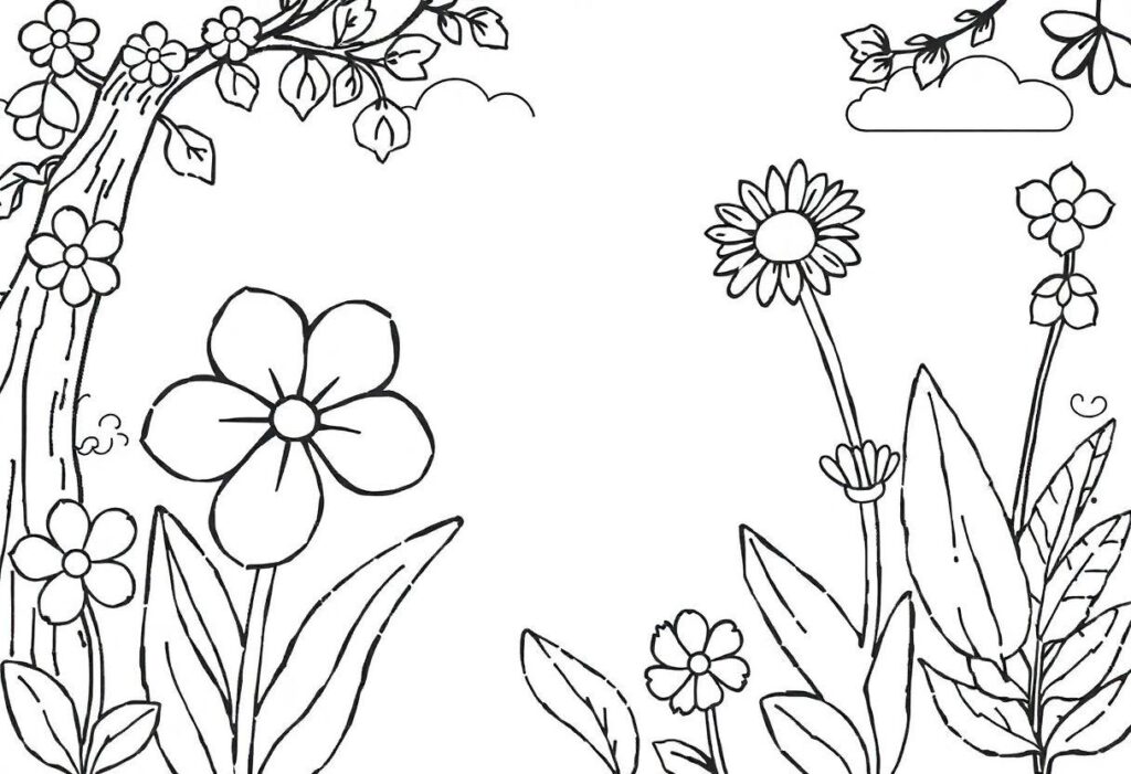 DESENHO DE FLOR TIPOS E ESPÉCIES PARA CRIAR JARDINS NO PAPEL
