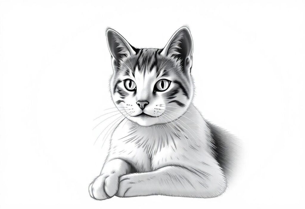 DESENHO DE GATO TÉCNICAS PARA CAPTURAR A ELEGÂNCIA DOS FELINOS