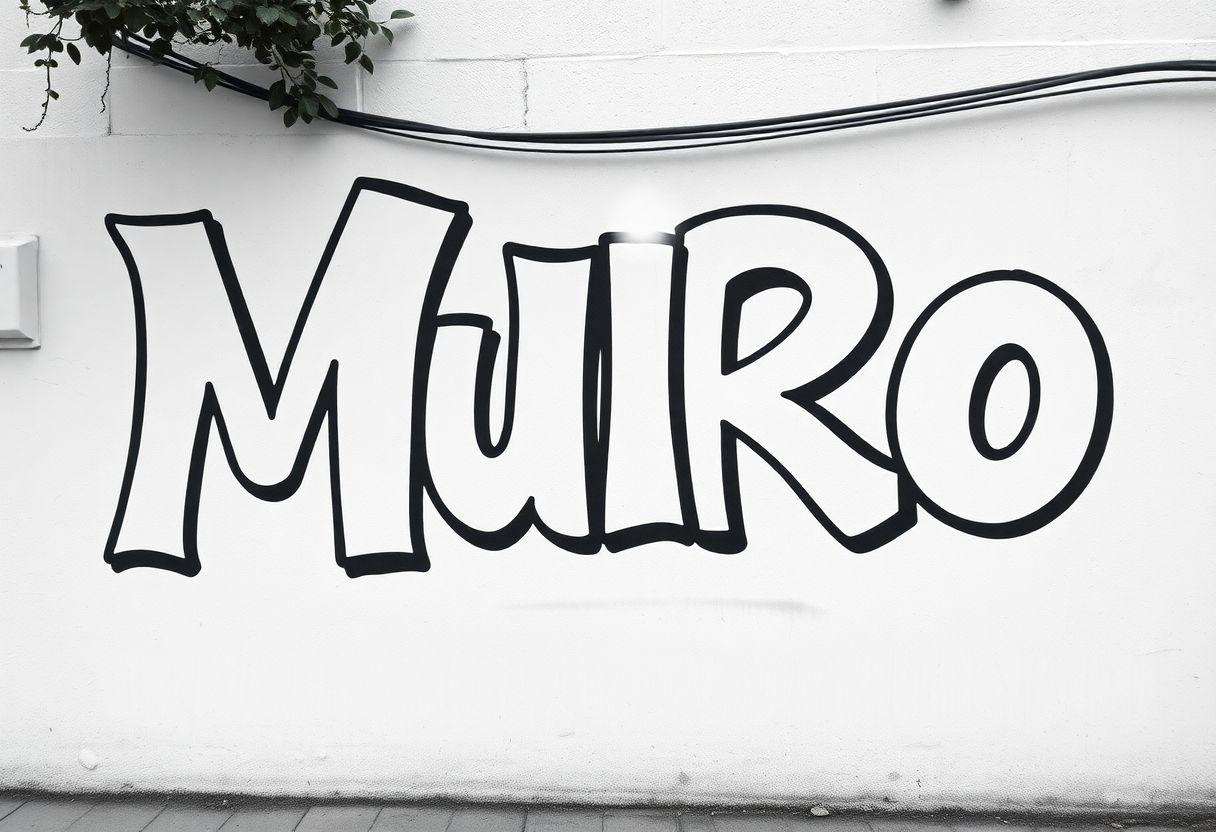 DESENHO DE GRAFITE ARTE URBANA E LETRAS ESTILIZADAS PARA MUROS