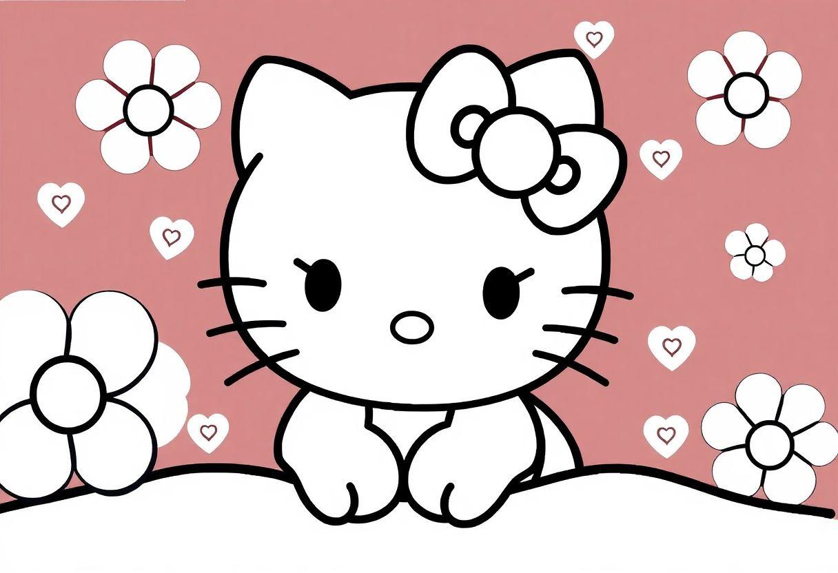 DESENHO DE HELLO KITTY A PERSONAGEM MAIS AMADA DO MUNDO SANRIO