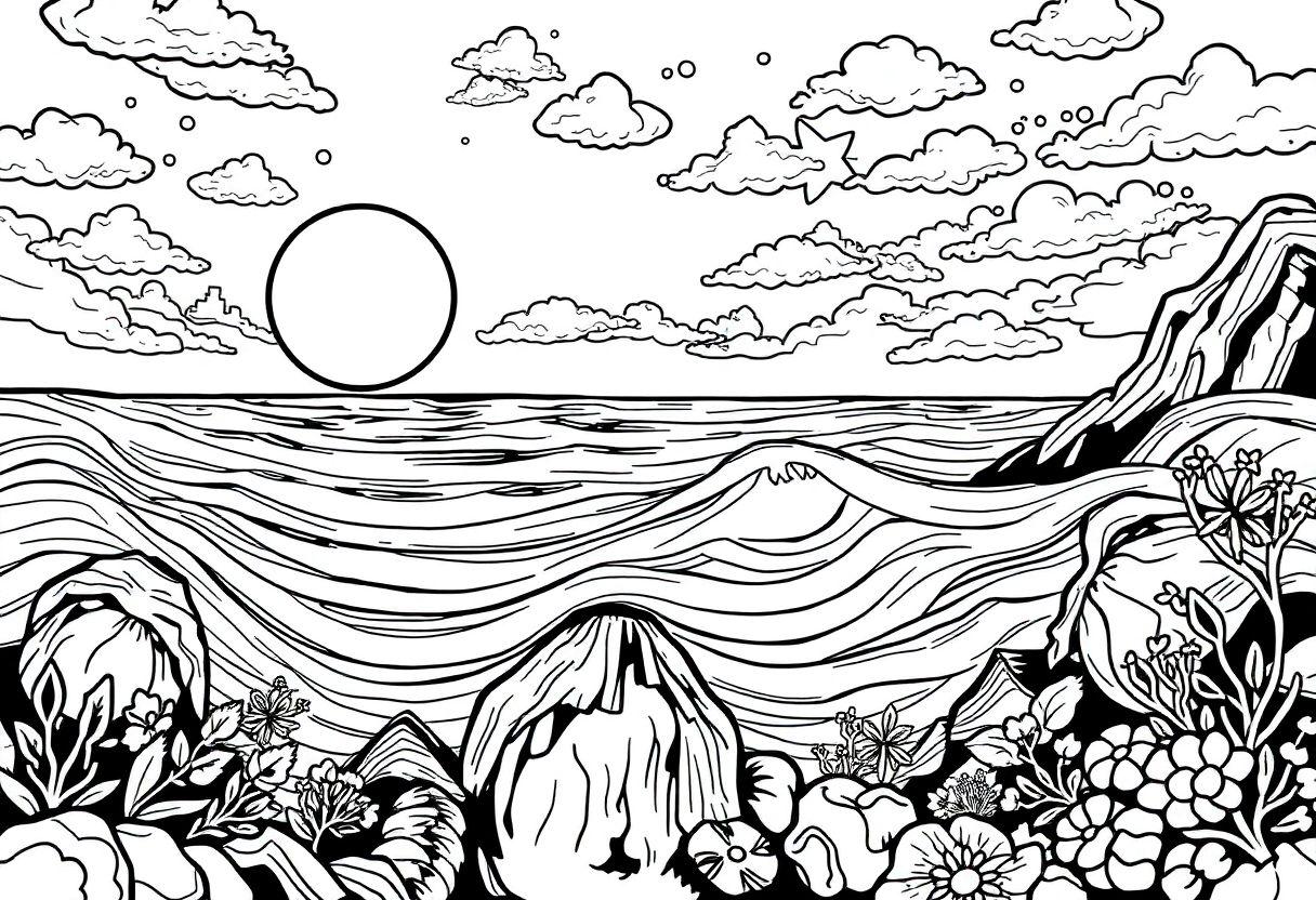 DESENHO DE IEMANJÁ SAUDAÇÃO À RAINHA DO MAR EM FORMA DE ARTE