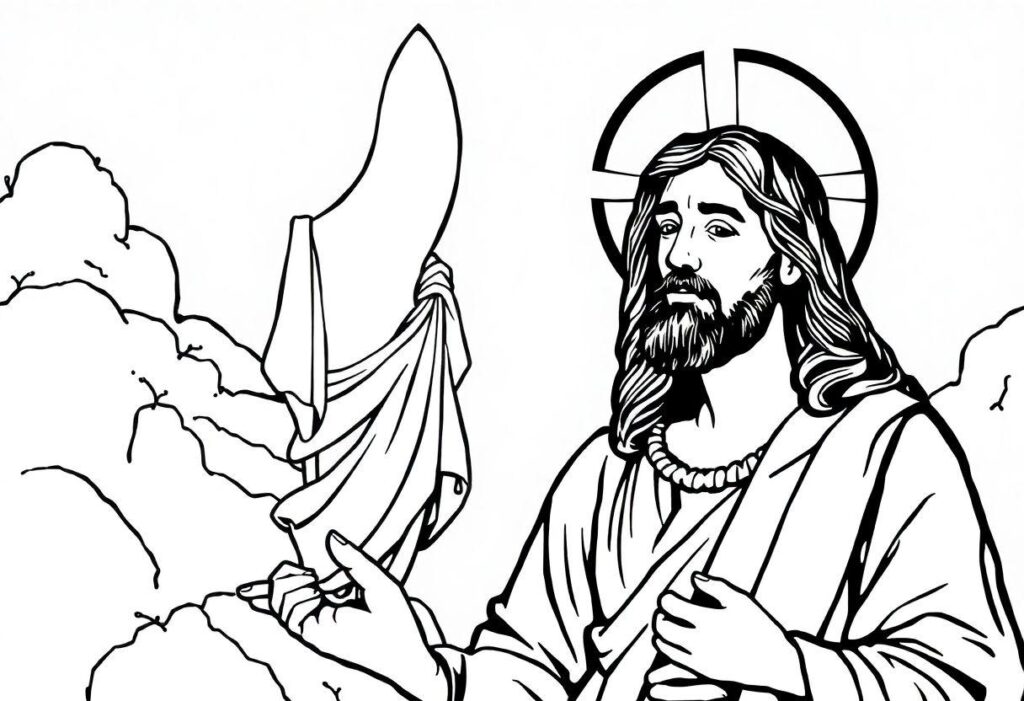 DESENHO DE JESUS CRISTO ARTE SACRA E REPRESENTAÇÕES DE DEVOÇÃO