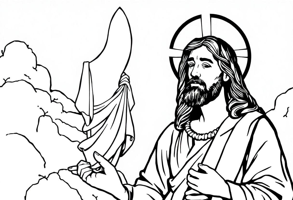 DESENHO DE JESUS CRISTO ARTE SACRA E REPRESENTAÇÕES DE DEVOÇÃO