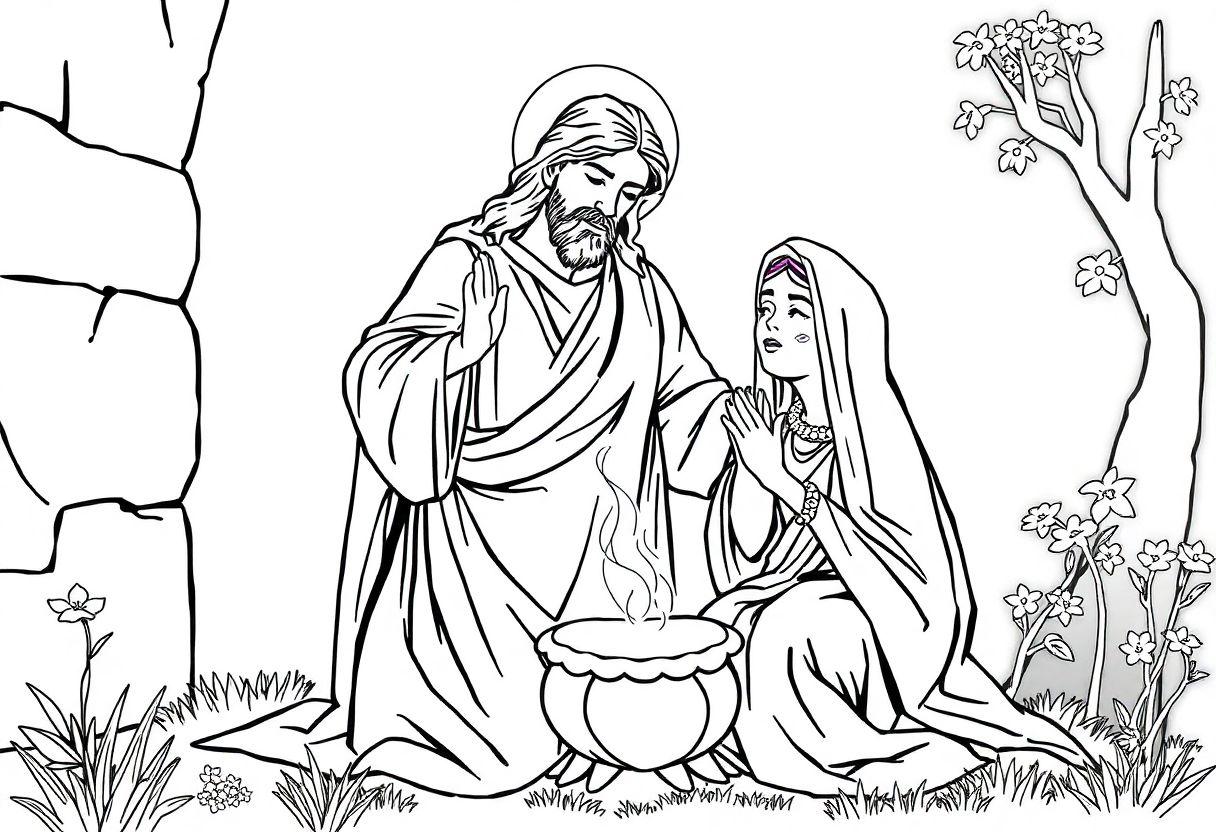 DESENHO DE JESUS IMAGENS DE FÉ E ESPERANÇA PARA COLORIR