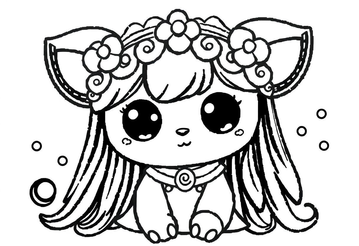 DESENHO DE KAWAII TUDO O QUE É FOFO E COLORIDO PARA CRIAR