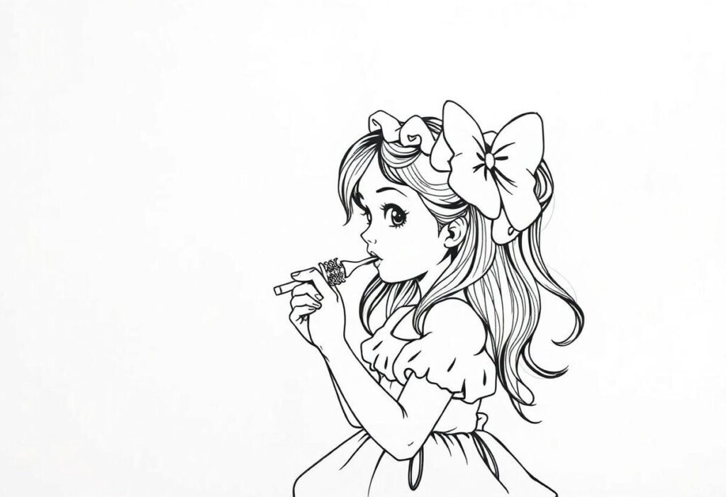 DESENHO DE LAÇO ACESSÓRIOS FEMININOS E DECORAÇÃO PARA ARTES