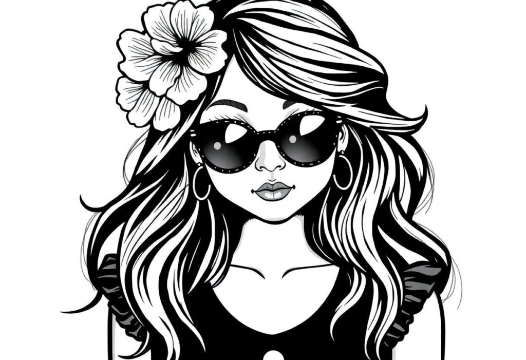 DESENHO DE MENINA BONITA INSPIRAÇÕES DE LOOKS E PENTEADOS