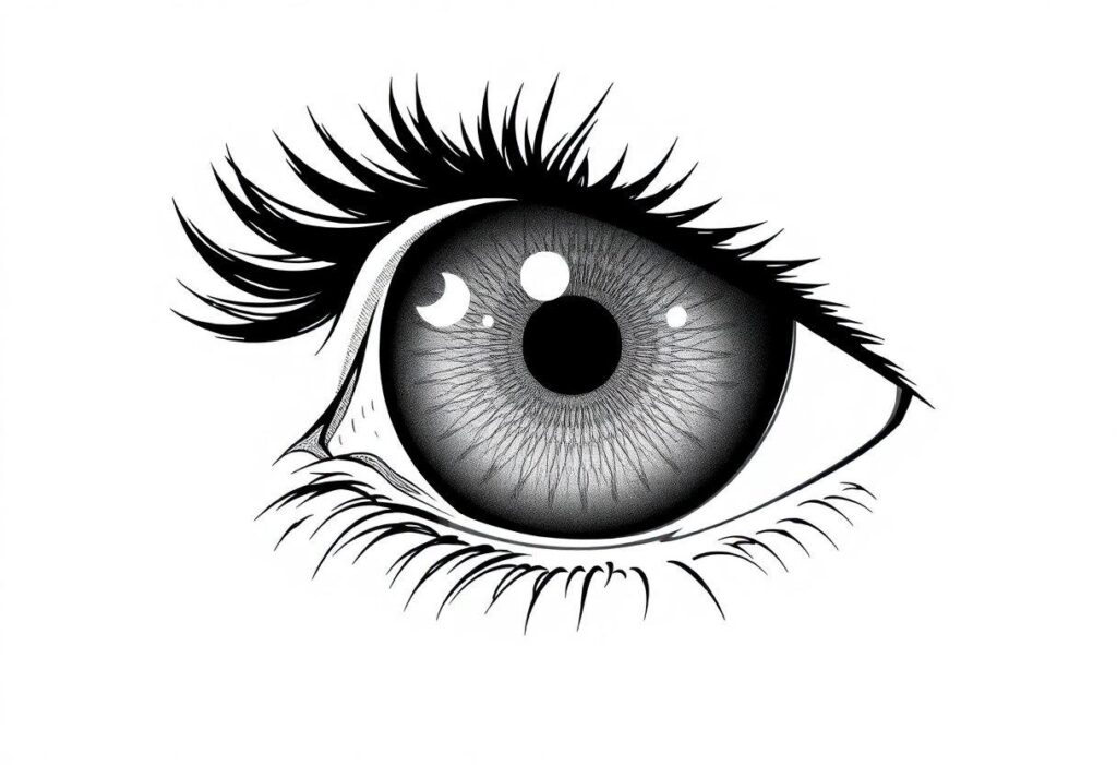 DESENHO DE OLHOS TÉCNICAS DE SOMBRA E LUZ PARA O OLHAR