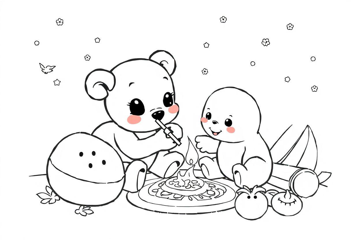 DESENHO DE QUEIJO COMIDAS DIVERTIDAS E CENÁRIOS DE RATINHOS