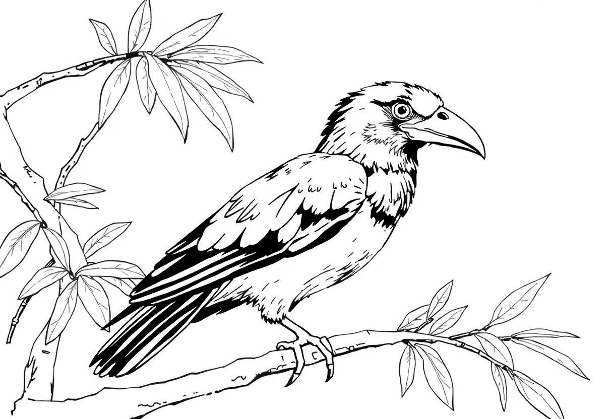 DESENHO DE QUERO QUERO A AVE SÍMBOLO DO PANTANAL NO PAPEL