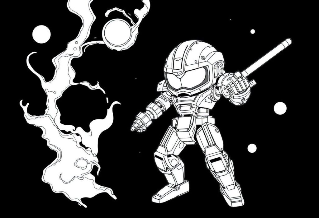 DESENHO DE ROBÔ TECNOLOGIA E FUTURISMO EM DESENHOS INCRÍVEIS