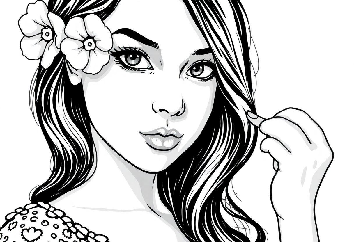 DESENHO DE ROSTO FEMININO FACIL APRENDA A DESENHAR MULHERES HOJE