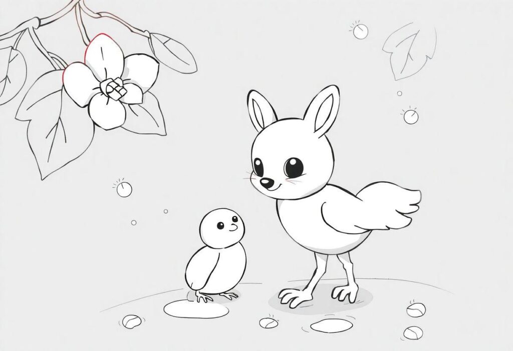 DESENHO DE SORVETE DELÍCIAS DE VERÃO PARA PINTAR E CRIAR