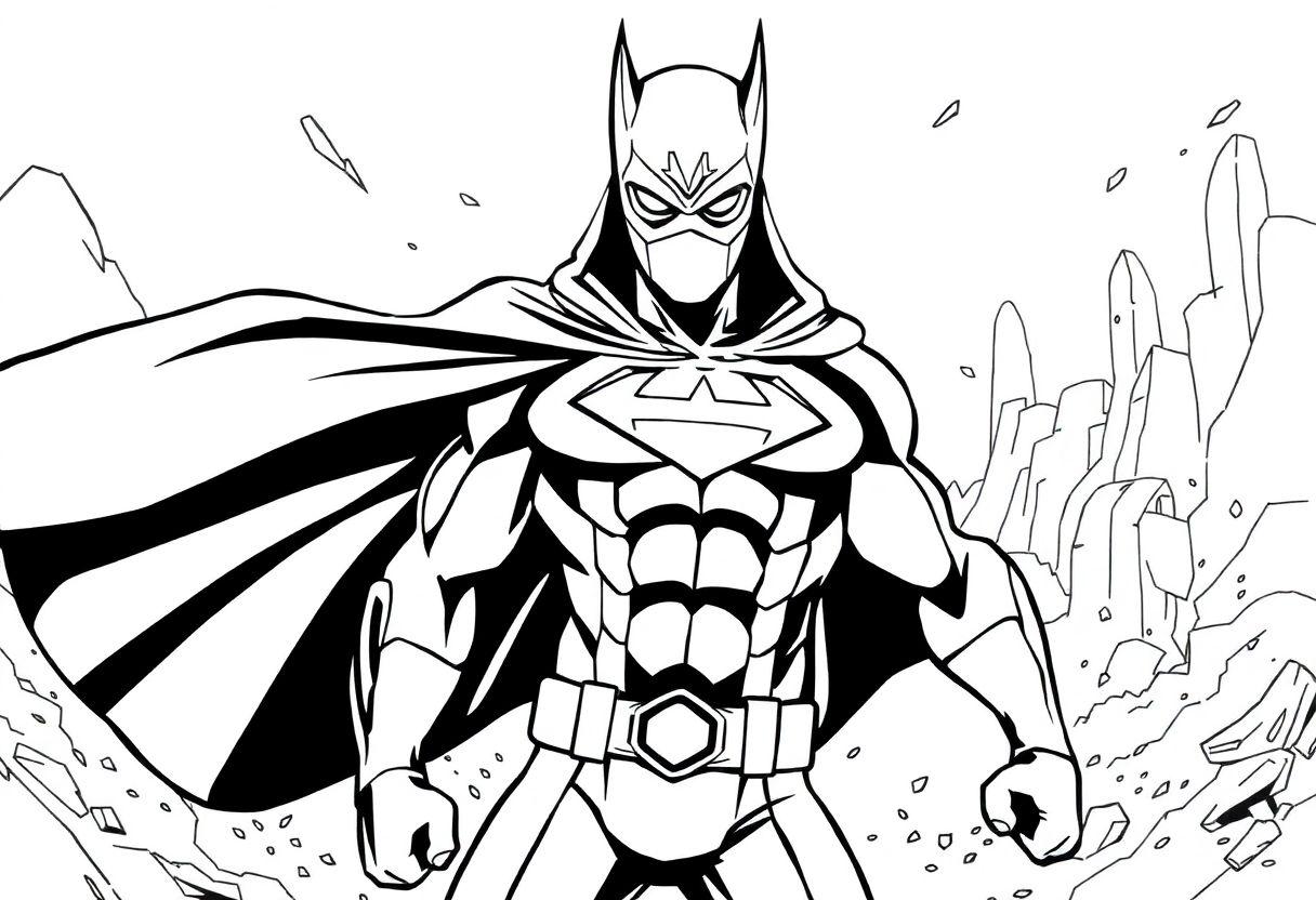 DESENHO DE SUPER-HERÓIS PODER E AÇÃO EM CADA TRAÇO DE ARTE